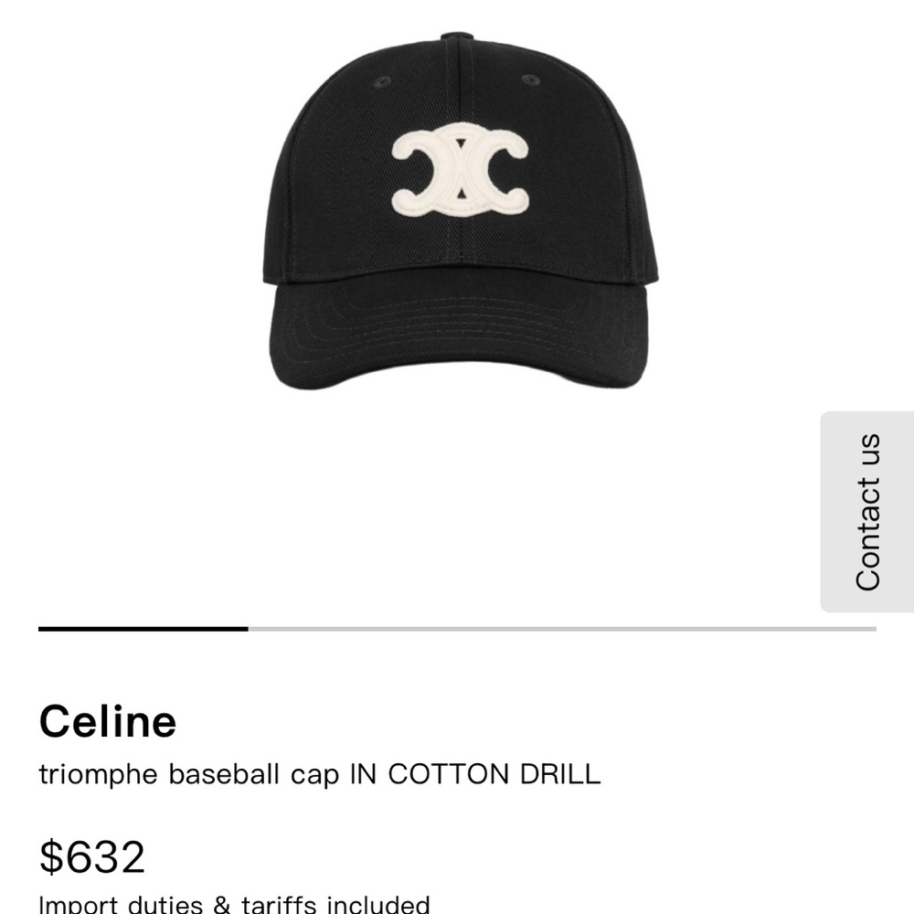 Celine Celine
triomphe baseball cap IN COTTON DRILL 🆕 - Picture 2 of 6